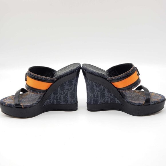 100% Authentic Christian Dior Limited Edition Sandal Wedge - Picture 7 of 12